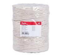 RAYHER Thread of Jute, 6-fold, 6 mm ø, Spool 120 m, White, 1.6 x 1.35 x 1.35 cm