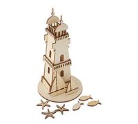Rayher 46229000 Wooden Construction Kit Lighthouse