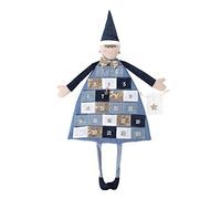 RAYHER Hanging Advent Calendar, Royal Blue, 118x53 cm