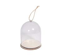 Rayher 46587000 Plastic Cover with Base, 9 cm Diameter, 11 cm, with Jute Cord, Normal