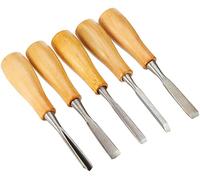 RAYHER 5-Parts Tools for Wood Carving, Plastic, Multi-Colour, 14 cm