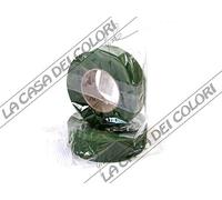 Rayher 5104514 Flora Masking Tape, Olive, Roll 27.5 m, Width 26 mm, Flower Tape, Florist Tape, Practical for Floristry and Crafts