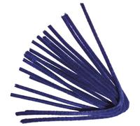 Rayher 5210610 Chenille Wire, Dark Blue, Length 50 cm, Thickness 9 mm, Pack of 10, Bending Plush for Shaping, Crafting with Children, Pipe Cleaners