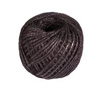 Rayher 55832576 Coiled sisal rope, 1mm ø, black