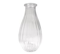Rayher 56812000 Glass Vase 7 cm Diameter 14 cm with Stripes