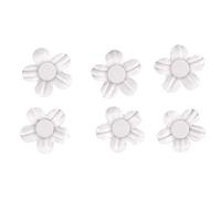 Rayher 60585102 Decorative Sticker: Paper Blossoms with Half Pearl with Adhesive Dot