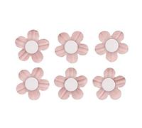 Rayher 60585258 Decorative Sticker: Paper Blossoms with Half Pearl with Adhesive Dot