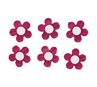Rayher 60585264 Decorative Sticker: Paper Blossoms with Half Pearl with Adhesive Dot