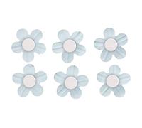 Rayher 60585356 Decorative Sticker: Paper Blossoms with Half Pearl with Adhesive Dot
