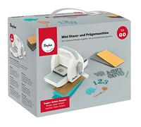 Rayher 60999000 Portable Die Cutting and Embossing Machine To Go, Mini Die-Cutting Machine for Card Making, Scrapbooking and Papercrafts, 19 x 9.5 x 13 cm