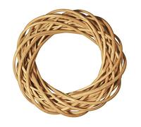 Rayher 65018000 Peeled Willow Wreath with a Diameter of 30 cm, Braided Wreath Making Base for Door Wreath and Home Decoration