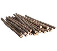 Rayher 65229000 Bundle of 20 Wooden Sticks with Bark for DIY Crafts, Natural Branches for Floristry, Wreath Making and Home Décor, 20-25cm, 20 Pieces
