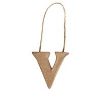Rayher 67096000 Pappmachã © Letter V FSC Recycled 100%, 4x3,8x1 cm, MI