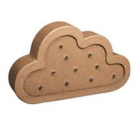 Rayher 67350521 Papier-Mâché Light Cloud, FSC Rec. 100%, Power, 20 x 3 x 11.5 cm, Natural, Normal