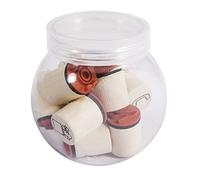 Rayher 68099000 10 Piece Wood Mounted Mini Rubber Stamp Set, Appointments and Errands themed Stamps for Crafting, Card Making and Scrapbooking, diameter 2cm, height 2.5cm