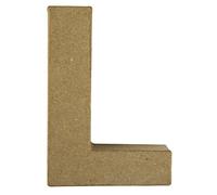 RAYHER 71720000 Pappmachã © FSC 100% Recycled, Letter L 15x10,5x3 cm