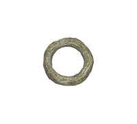 Rayher 8907331 Straw Wreath Natural Material Diameter 35 cm Natural Wreath Blank Underring for Cutlery Wrapping and Sticking