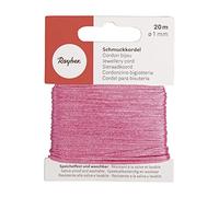 Rayher 8947316 Jewellery Cord Diameter 1 mm SB-Card 20 m Pink