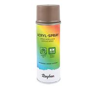 Rayher Acrylic Spray Paint for Crafts and Spray Painting Art, Multi-Surface Paint Colour, eco-friendly, taupe, 200ml, 34145509