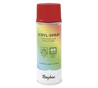 Rayher Acrylic Spray Paint for Crafts and Spray Painting Art, Multi-Surface Paint Colour, eco-friendly, classic red, 200ml, 34145287