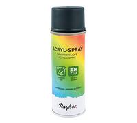 Rayher Acrylic Spray Paint for Crafts and Spray Painting Art, Multi-Surface Paint Colour, eco-friendly, anthracite, 200ml, 34145572