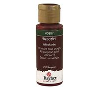 RAYHER All purpose paint, bottle 59 ml, burgundy, Acrylic, 3.4 x 3.4 x 10 cm