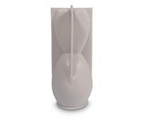 Rayher Bunny Shaped Mould for Concrete Crafts and Candle Making, Reusable Silicone Casting Mould, Seasonal Mould for Plaster, Height 12cm, grey, 36152000