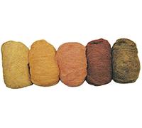 Rayher Carded Wool for Felting, Set of 4 Carded Felting Wool Batts in Different Yellow Shades, 100% Wool, 5x20g, 5363600