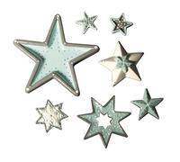 RAYHER Casting Mould: Stars, 7 Motives, Approx.3-13cm, Size: 23,2x18 cm, miscellaneous, Colourless, 3.2 x 2.2 x 0.18 cm