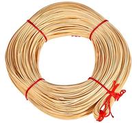 Rayher Chair Cane for Chair Caning and Seat Weaving, Flat Reed Rattan for Weaving and Basketry, Diameter 2mm, 125g reel, natural, 6501000