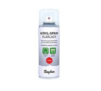 Rayher Clear Sealer Spray for Acrylic Paints with Gloss Finish, Gloss Varnish Spray for Painted Surfaces, Acrylic Paint Sealer, weather-proof, Spray Can 200ml, 34467000