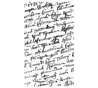 Rayher Clear Silicone Stamp with Vintage Letters Design for Card Making, Scrapbooking and Crafting, Full Size Vintage Script Background, 9x15cm, 2870900