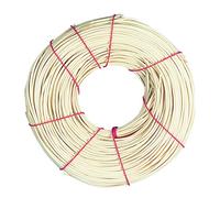 Rayher Coil of Round Rattan Reed for Basket Making and Weaving, Coil of Reeds 125g, Round Reed for Basketry, Diameter 2.4mm, No 5, natural, 6502500