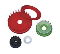 Rayher Craft Kit for Natural Straw Star Ornaments, Set of Three Placement Moulds for Various Star Designs, 8939000