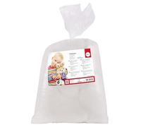 RAYHER Cushioning Cotton, Highly Fluffy, Flakes, Bag 1kg, White, 1 kg