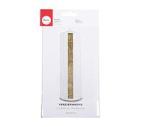 Rayher Decorative Wax, Antique Gold, 20 x 10 cm, Wax Foil for Candle Decoration