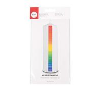 Rayher Decorative Wax Ribbon in Rainbow Colours for Candle Decoration, Wax Embellishments for Wedding, Baptism, First Communion or Confirmation Candle, multicolour, 20x10cm, 31544990