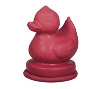 Rayher Duck Shape Latex Rubber Mould for Casting with Plaster, Concrete and Soap, Reusable Craft Mould with Bath Duck Design, red, 6.5x9cm, 34302000