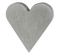 Rayher Heart-Shaped Casting Mould for Concrete Crafts, Clear Reusable Mould for Plaster of Paris, Sugarcraft and Chocolate, 18.5x20cm, 36078000