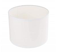 Rayher Hobby 2308302 Lampshade, round, 25 cm ø, height 15 cm, 100% polyester, for standing or hanging lamp, also for painting and gluing, white