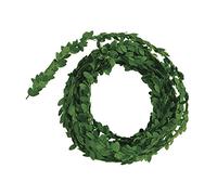 RAYHER HOBBY 5107300 Artificial Boxwood Garland with Wire Core for Table Decorations and Crafts, Mini Buxus Greenery, green, 5 m