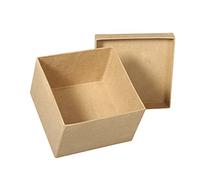 RAYHER HOBBY 71755000 FSC-Certified 100% Recycled Papier Mache Box, Square, 18.5 x 18.5 x 12 cm