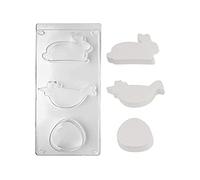 RAYHER HOBBY Casting Mould Chicken/Rabbit/Egg, 35 x 10.5 x 3.3 cm