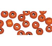 Rayher Hobby Wooden Beads 6 mm 6 mm 34 Orange Pack of 115