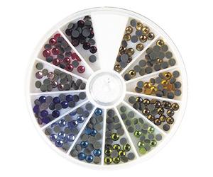 RAYHER Hotfix Rhinestones, Rock Crystal, Various Colours, 4mm, 240-Piece