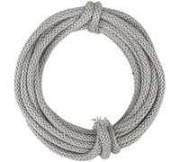 Rayher I-Cord with Wire Core, Craft Wire with Knitted Fabric Cover for Crafting, Iron Wire, light grey, length 3m, diameter 5mm, 55937264