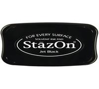 RAYHER Ink Pad for Stamping, Jet Black