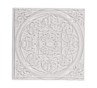 Rayher Inlay Mould with Mandala Design for Casting with Concrete and Casting Plaster, Square Mandala Inlay, 11x11cm, PET, clear, 36094000