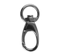 Rayher Key-Holder w. Swivel Joint, 35mm ø, Brass, Platinium