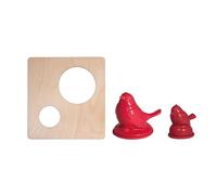 Rayher latex casting mould, full-form moulds, „Birds“ set, 2 moulds big + small bird, 1 mould holder, for casting with creative-cement, Raysin, creative-soap, wax pellets, 47016000